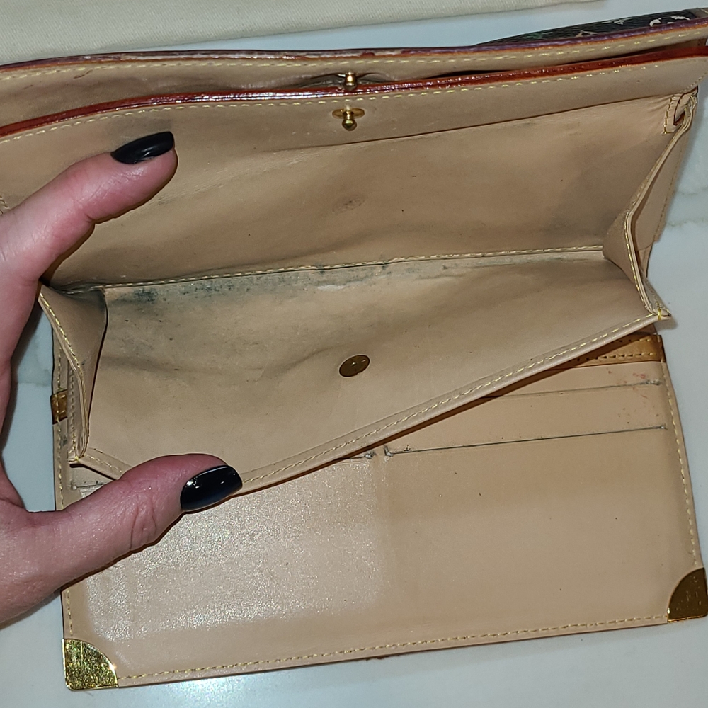 Louis Vuitton Takashi Murakami Vintage Porte Trésor International wallet GUC - Picture 10 of 14
